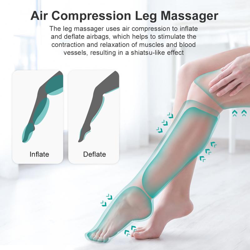 Nekteck Leg Massager for Circulation and Pain Relief