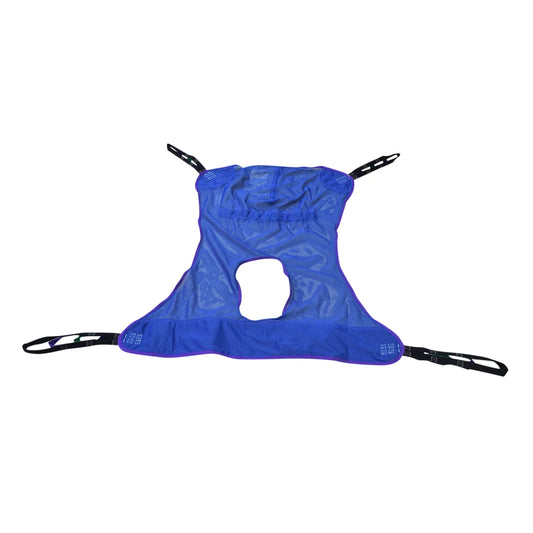 53" x 42" Full Body Sling with Commode Opening for Drive Medical Patient Lifts